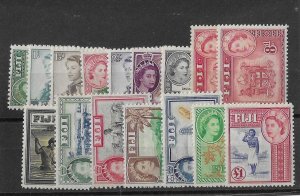 Fiji Sc #147-162  complete set of 15 LH VF