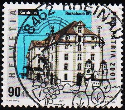 Switzerland.2001 90c+40c S.G.1484 Fine Used