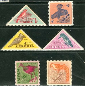Liberia; 1953: Sc. # 341-346: MH Cpl. Set