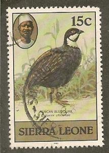 Sierra Leone     Scott  469b   Bird     Used