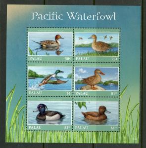 PALAU 2019 PACIFIC WATERFOWL SET OF TWO SHEETS  MINT NEVER HINGED 