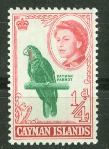 Cayman Is. # 153 QE II Cayman PARROT  (1) Unused VLH