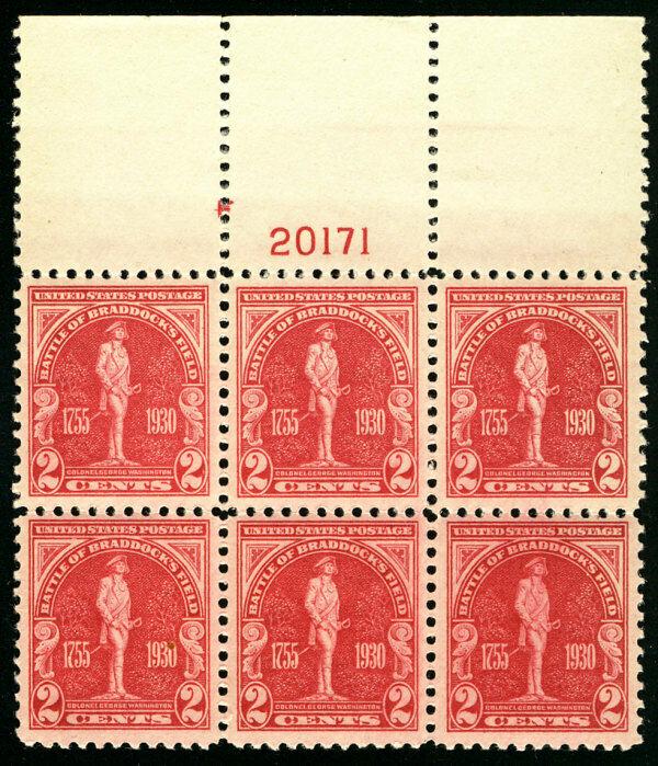 MALACK 688 VF+ OG NH, LARGE TOP pb2734