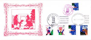 #2799-2803 Christmas issues UO cancels gorgeous  - Unknown Cachet