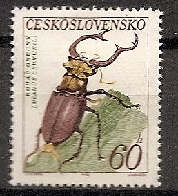 Czechoslovakia 1146 Mint OG 1962 Beetles