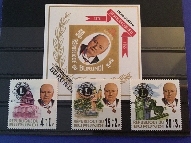 Burundi Winston Churchill Mint Never Hinged   Stamps   R46115 