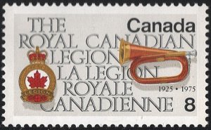 Canada SC#680 8¢ 50th Anniversary of Royal Canadian Legion (1975) MNH