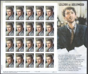 2007 USA, Hollywood Legends James Stewart - Minisheet of 20 MNH **