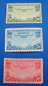 UNITED STATES -1935-1937 - SCOTT # C20-C22    MNH  (stp37)