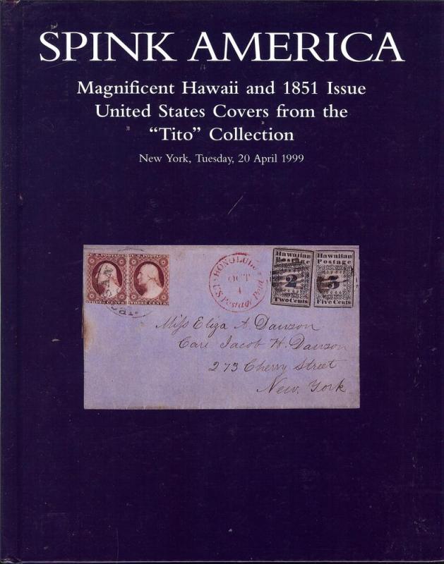 Spink: Sale # 9110  -  Magnificent Hawaii and 1851 Issue ...