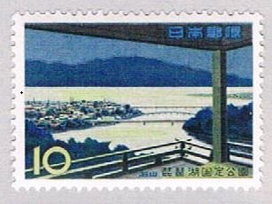 Japan 729 MLH Lake Biwa 1961 (BP45208)