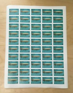 SPECIAL LOT Bhutan 1983 386-9 - Manned Flight - 50 Sets of 4v - IMPERF Sheets
