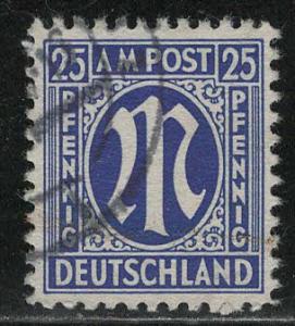 Germany AM Post Scott # 3N13a, used