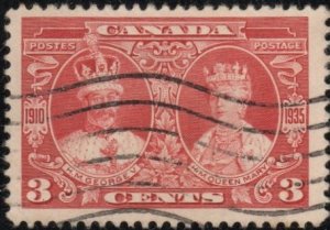 Canada 213 - Used - 3c George V / Queen Mary (1935) (cv $0.90)