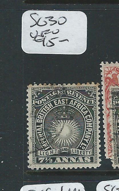 BRITISH EAST AFRICA (PP3012B) SUN 7 1/2A SG 30  VFU