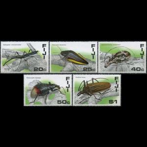 FIJI 1987 - Scott# 574-8 Beetles Set of 5 NH