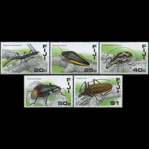 FIJI 1987 - Scott# 574-8 Beetles Set of 5 NH