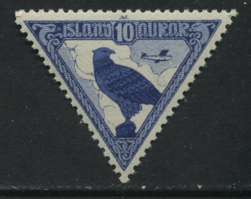Iceland 1930 10 Aurar Airmail