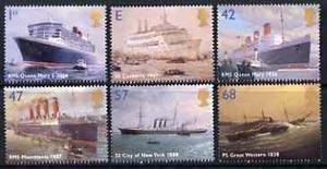 Great Britain 2004 Ocean Liners perf set of 6 unmounted m...