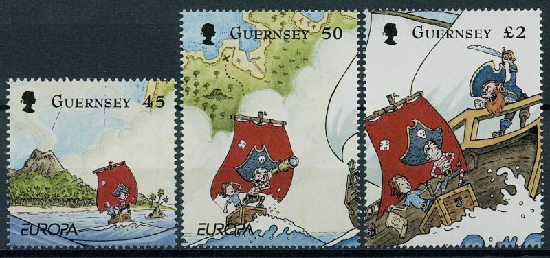Guernsey 2010 MNH Europa Stamps Children's Books Penny the Postie Ships 3v Set 