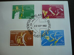 Stamps - Australia - Scott# 842-845  - First Day Cover