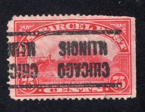 US 1913 35c carmine rose Parcel Post, Scott Q11 used, value = $35.00