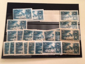 Guinea all one value stamps A11140
