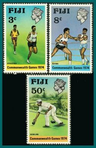 Fiji 1974 Commonwealth Games, MNH #341-343,SG489-SG491