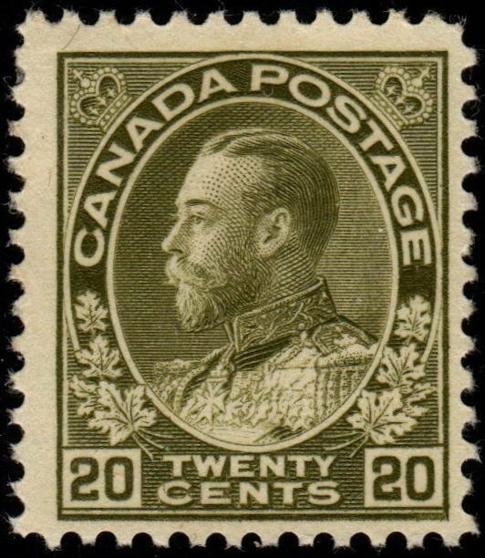 Canada - Scott #119 Mint Never Hinged (King George V)