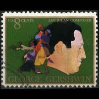 U.S.A. 1973 - Scott# 1484 Composer Gershwin 8c Used