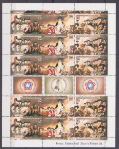 1976 Barbuda 249-251KL 200 years of independence for America