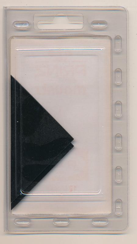 Prinz Scott Stamp Mount 67 x 34 BLACK Background Pack of 12