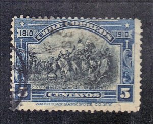 CHILE SCOTT #86 USED 5c 1910