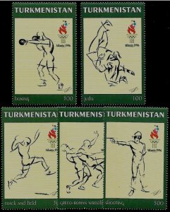 1997 Turkmenistan 60-64 1996 Olympic Games in Atlanta 10,00 €