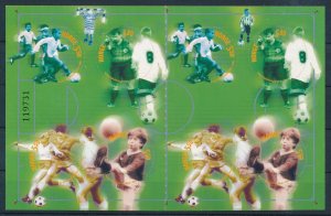 [110942] Norway 2002 Sport football soccer Booklet MNH