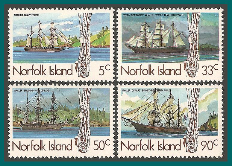 Norfolk Island 1985 Ships I, MNH 356-363,SG356-SG359