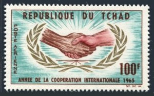 Chad C21, hinged. Michel 139. International cooperation year ICY-1965.
