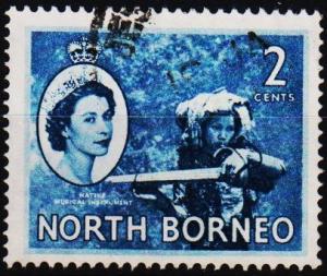 North Borneo.1954 2c  S.G.373 Fine Used