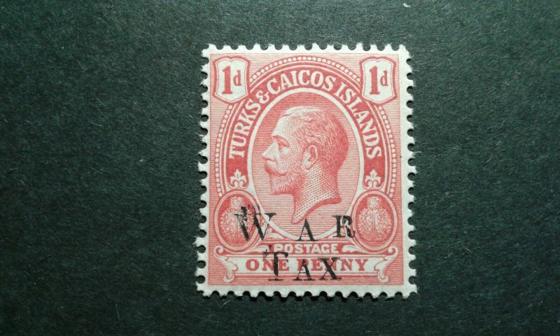 Turks & Cacos #MR10a MNH double overprint e206 10130