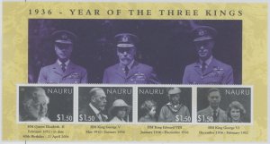 Nauru #566 Mint (NH) Souvenir Sheet