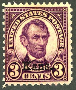 U.S. #661 MINT OG LH