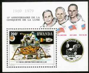 Rwanda Stamps MNH XF Space Souvenir Sheet