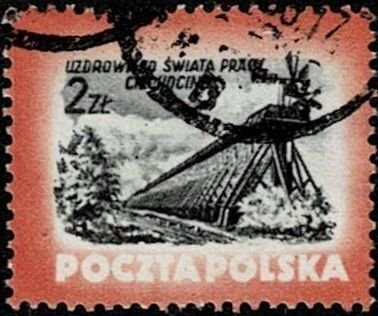 1953 Poland Scott Catalog Number 611 Used