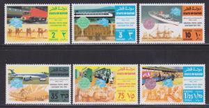 Qatar 384-389 VF-MNH set nice colors cv $ 25 ! see pic !