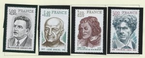 France mnh  Scott Cat # B499-B502