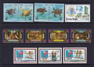 Penrhyn x 3 sets & a single MNH