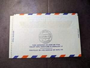 1958 USA Airmail FAM 27 Polar Service Cover Los Angeles CA to Berlin Germany