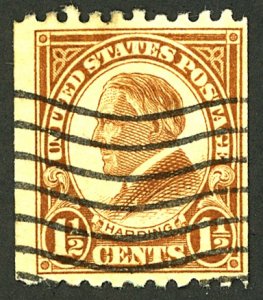 U.S. #605 USED