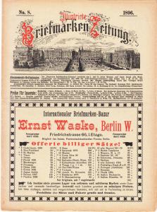 Illustrate Briefmarken Zeitung 1896 #8