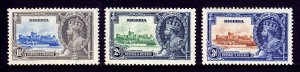 Nigeria - Scott #34//36 - MH - Light gum toning - SCV $6.50